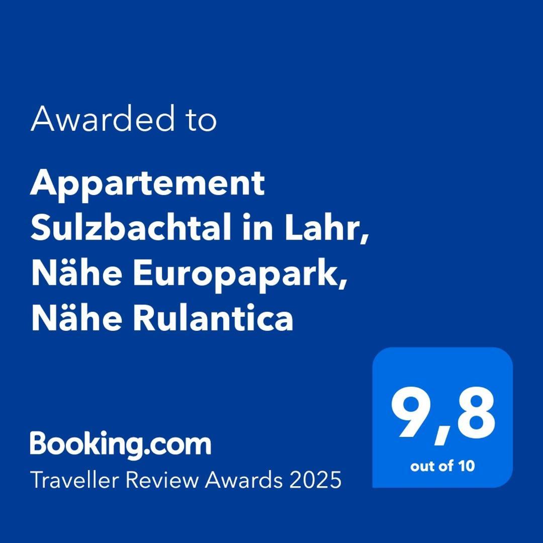 Appartement Sulzbachtal In Lahr, Naehe Europapark, Naehe Rulantica Lahr  Dış mekan fotoğraf